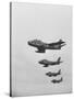 Fifth Air Force in Korea, F-86 Jets in Flight-Michael Rougier-Stretched Canvas