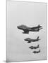 Fifth Air Force in Korea, F-86 Jets in Flight-Michael Rougier-Mounted Photographic Print