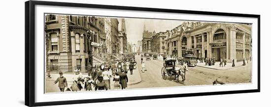 Fifth Ave 1902-Mindy Sommers-Framed Premium Giclee Print