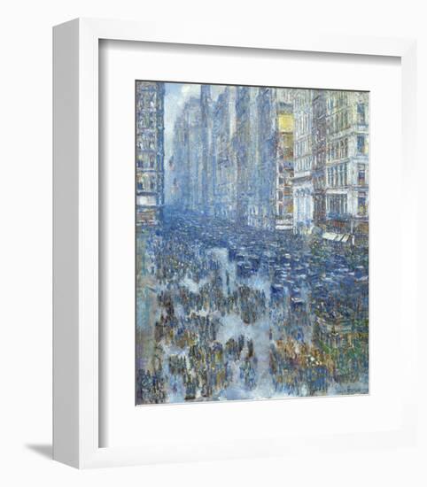 Fifth Avenue, 1919-Childe Hassam-Framed Art Print