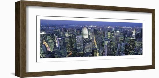 Fifth avenue and Midtown Manhattan, NYC (detail)-Michel Setboun-Framed Art Print