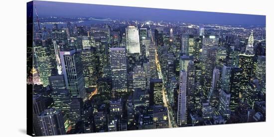 Fifth avenue and Midtown Manhattan, NYC-Michel Setboun-Stretched Canvas