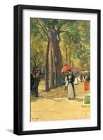 Fifth Avenue and Washington Square-Childe Hassam-Framed Art Print