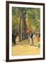 Fifth Avenue and Washington Square-Childe Hassam-Framed Art Print