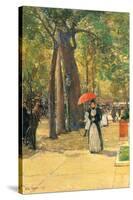 Fifth Avenue and Washington Square-Childe Hassam-Stretched Canvas