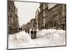 Fifth Avenue, c.1905 (sepia)-null-Mounted Art Print