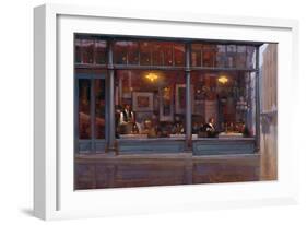 Fifth Avenue Cafe 2-Brent Lynch-Framed Art Print