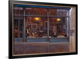 Fifth Avenue Café II -Brent Lynch-Framed Art Print
