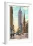 Fifth Avenue, Empire State Building, New York City-null-Framed Art Print