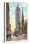 Fifth Avenue, Empire State Building, New York City-null-Stretched Canvas