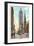 Fifth Avenue, Empire State Building, New York City-null-Framed Art Print