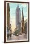 Fifth Avenue, Empire State Building, New York City-null-Framed Art Print