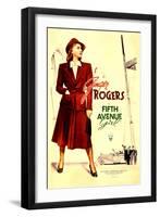 Fifth Avenue Girl, (aka 5th Ave Girl), Ginger Rogers, 1939-null-Framed Art Print