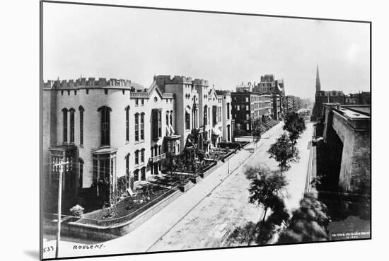 Fifth Avenue in 1880-null-Mounted Photographic Print