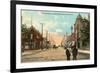 Fifth Avenue, Jamestown, North Dakota-null-Framed Art Print