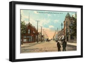 Fifth Avenue, Jamestown, North Dakota-null-Framed Art Print