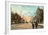 Fifth Avenue, Jamestown, North Dakota-null-Framed Art Print