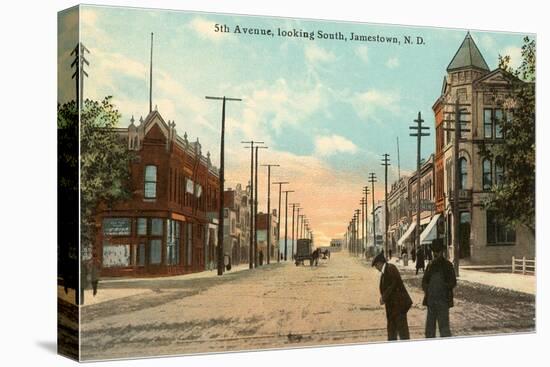 Fifth Avenue, Jamestown, North Dakota-null-Stretched Canvas