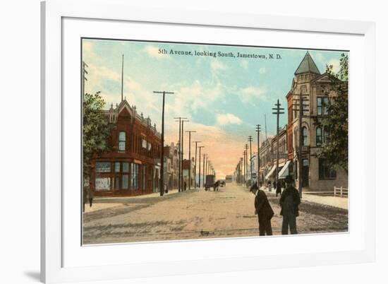 Fifth Avenue, Jamestown, North Dakota-null-Framed Premium Giclee Print