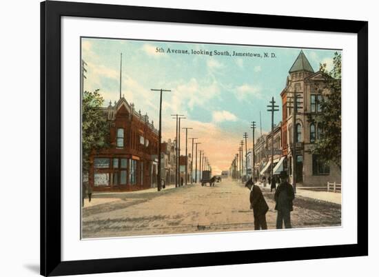 Fifth Avenue, Jamestown, North Dakota-null-Framed Premium Giclee Print