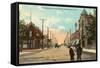 Fifth Avenue, Jamestown, North Dakota-null-Framed Stretched Canvas