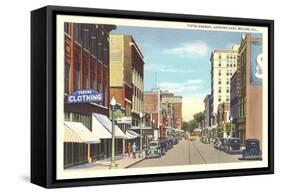 Fifth Avenue, Moline-null-Framed Stretched Canvas