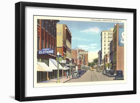 Fifth Avenue, Moline-null-Framed Art Print