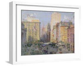 Fifth Avenue, New York, 1913-Colin Campbell Cooper-Framed Giclee Print