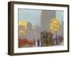 Fifth Avenue, New York. Um 1920-George Benjamin Luks-Framed Giclee Print