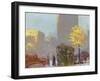 Fifth Avenue, New York. Um 1920-George Benjamin Luks-Framed Giclee Print