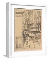 Fifth Avenue, Noon, 1916-Childe Hassam-Framed Giclee Print