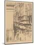 Fifth Avenue, Noon, 1916-Childe Hassam-Mounted Giclee Print