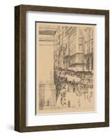 Fifth Avenue, Noon, 1916-Childe Hassam-Framed Giclee Print