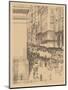 Fifth Avenue, Noon, 1916-Childe Hassam-Mounted Giclee Print