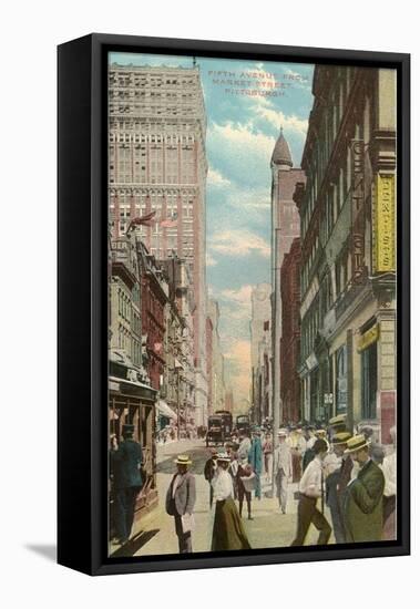 Fifth Avenue, Pittsburgh, Pennsylvania-null-Framed Stretched Canvas