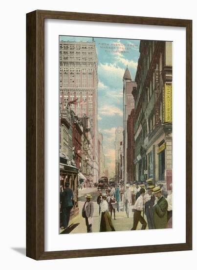 Fifth Avenue, Pittsburgh, Pennsylvania-null-Framed Art Print