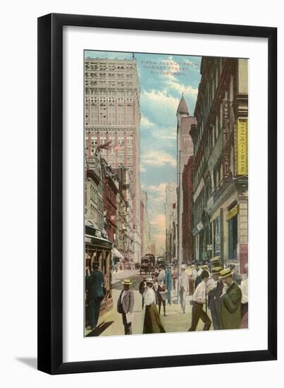 Fifth Avenue, Pittsburgh, Pennsylvania-null-Framed Art Print