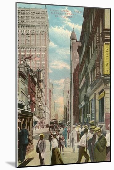 Fifth Avenue, Pittsburgh, Pennsylvania-null-Mounted Art Print