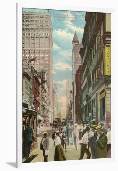 Fifth Avenue, Pittsburgh, Pennsylvania-null-Framed Art Print