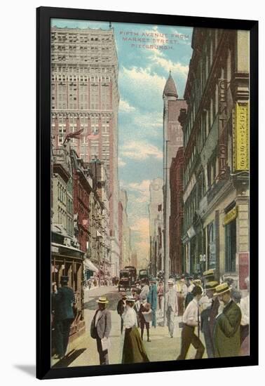 Fifth Avenue, Pittsburgh, Pennsylvania-null-Framed Art Print