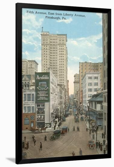Fifth Avenue, Pittsburgh, Pennsylvania-null-Framed Art Print