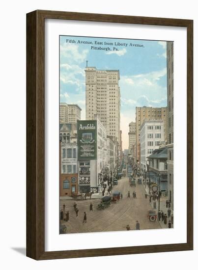 Fifth Avenue, Pittsburgh, Pennsylvania-null-Framed Art Print