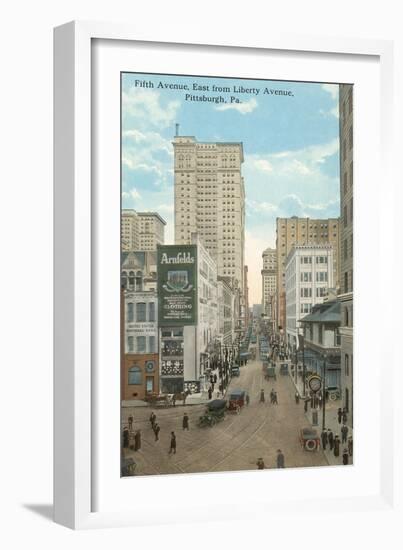 Fifth Avenue, Pittsburgh, Pennsylvania-null-Framed Art Print