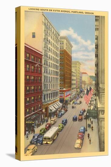 Fifth Avenue, Portland, Oregon-null-Stretched Canvas