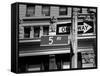Fifth Avenue Sign 5 Th Av New York Manhattan USA Black & White-holbox-Framed Stretched Canvas