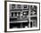 Fifth Avenue Sign 5 Th Av New York Manhattan USA Black & White-holbox-Framed Photographic Print