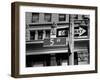 Fifth Avenue Sign 5 Th Av New York Manhattan USA Black & White-holbox-Framed Photographic Print