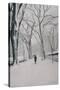 Fifth Avenue Snow, 2013-Max Ferguson-Stretched Canvas