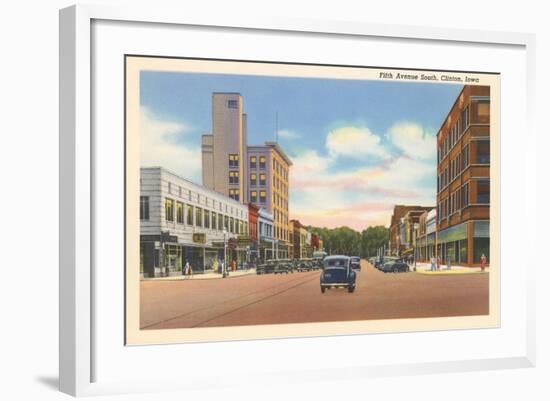 Fifth Avenue South, Clinton-null-Framed Art Print