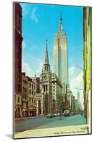 Fifth Avenue Street Scene, New York City-null-Mounted Art Print